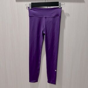 NWT Nike Youth Size Medium purple high rise full length legging/ tights
